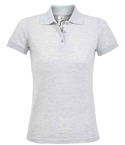 SOL'S Ladies Prime Poly/Cotton Piqué Polo Shirt - Ash