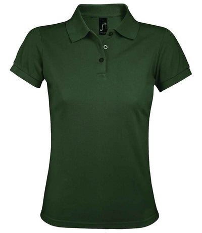SOL'S Ladies Prime Poly/Cotton Piqué Polo Shirt - Bottle Green