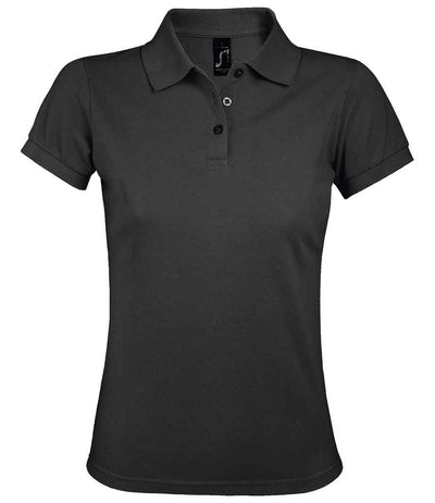 SOL'S Ladies Prime Poly/Cotton Piqué Polo Shirt - Dark Grey