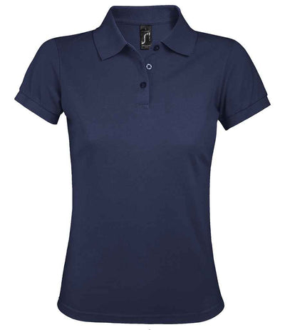 SOL'S Ladies Prime Poly/Cotton Piqué Polo Shirt - French Navy