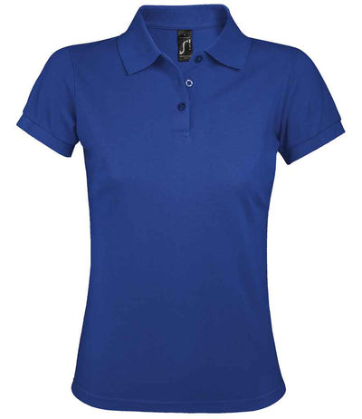 SOL'S Ladies Prime Poly/Cotton Piqué Polo Shirt - Royal Blue
