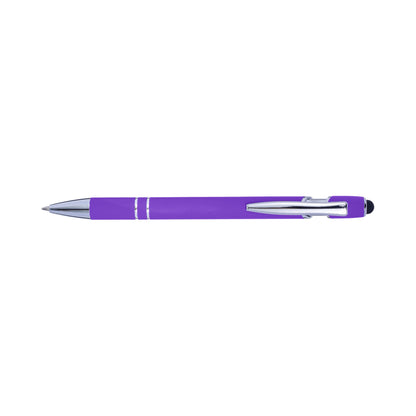 Ballpen with rubber finish