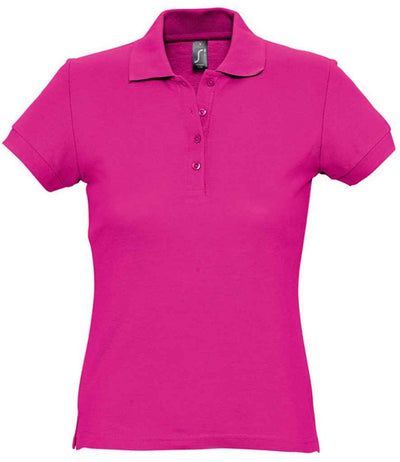 SOL'S Ladies Passion Cotton Piqué Polo Shirt - Fuchsia