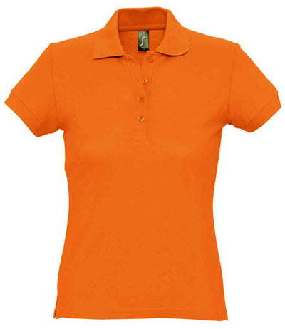 SOL'S Ladies Passion Cotton Piqué Polo Shirt - Orange