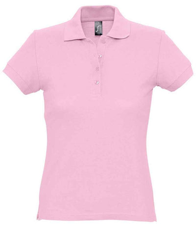 SOL'S Ladies Passion Cotton Piqué Polo Shirt - Pink