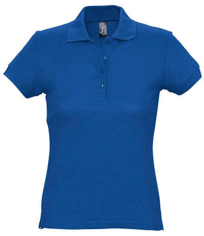 SOL'S Ladies Passion Cotton Piqué Polo Shirt - Royal Blue