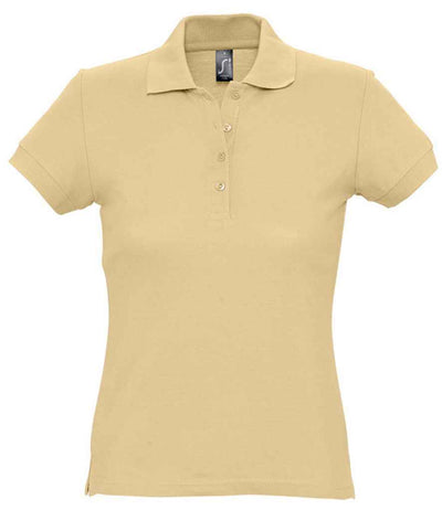 SOL'S Ladies Passion Cotton Piqué Polo Shirt - Sand