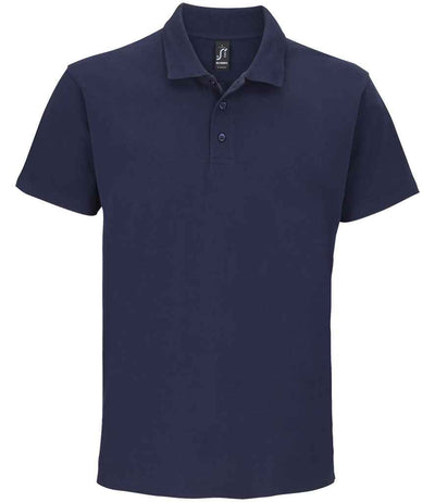 SOL'S Summer II Cotton Piqué Polo Shirt - French Navy