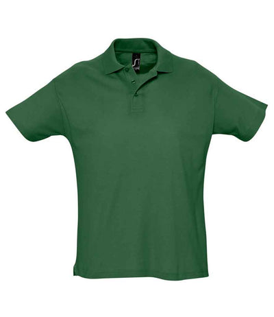 SOL'S Summer II Cotton Piqué Polo Shirt - Golf Green