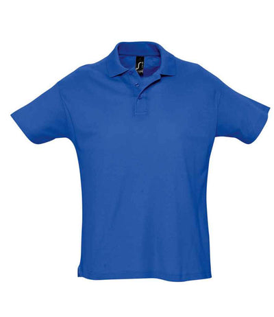 SOL'S Summer II Cotton Piqué Polo Shirt - Royal Blue