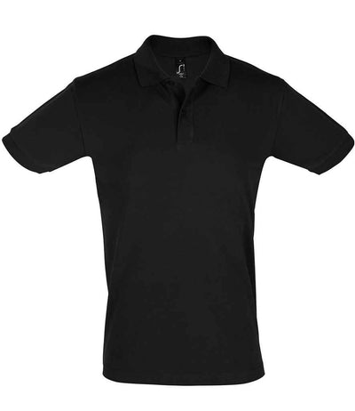 SOL'S Perfect Cotton Piqué Polo Shirt - Black
