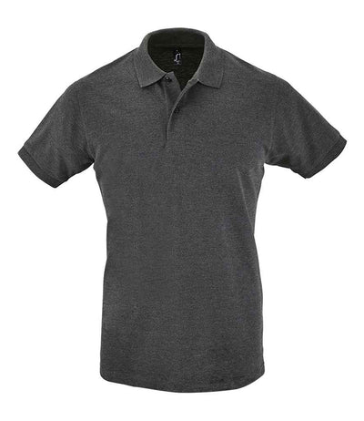 SOL'S Perfect Cotton Piqué Polo Shirt - Charcoal Marl