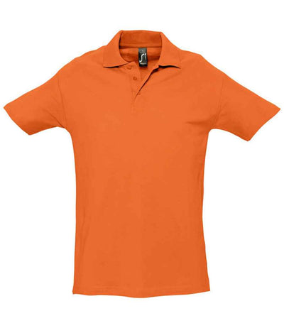 SOL'S Spring II Heavy Cotton Piqué Polo Shirt - Orange
