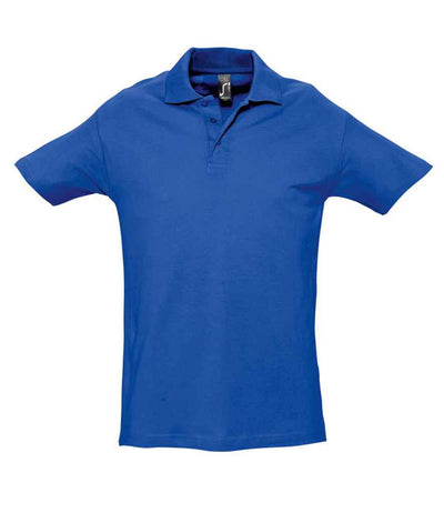 SOL'S Spring II Heavy Cotton Piqué Polo Shirt - Royal Blue