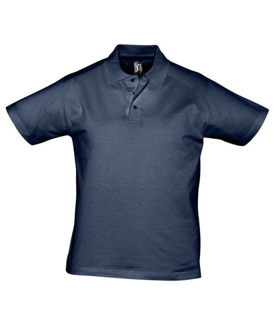 SOL'S Prescott Cotton Jersey Polo Shirt - French Navy