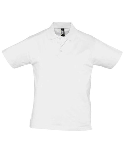 SOL'S Prescott Cotton Jersey Polo Shirt - White