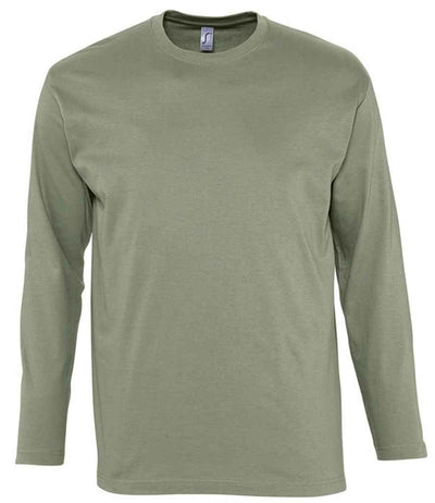 SOL'S Monarch Long Sleeve T-Shirt - Khaki