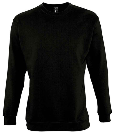 SOL'S Unisex New Supreme Sweatshirt - Black