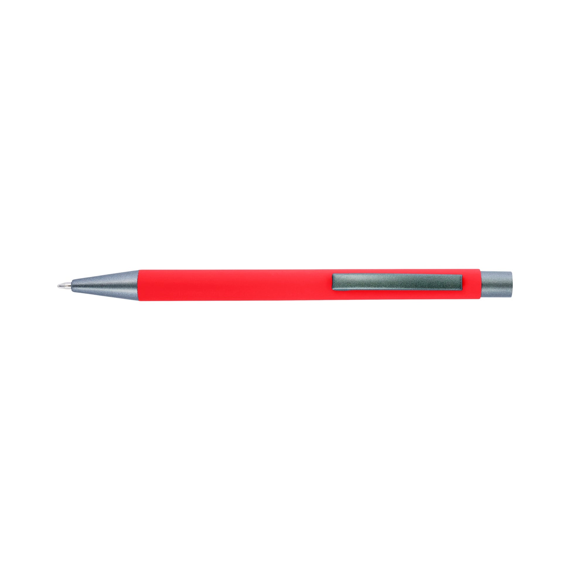 Ballpen with rubber finish