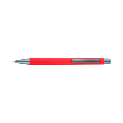 Ballpen with rubber finish