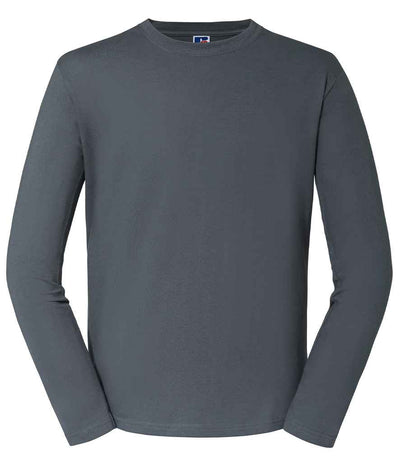 Russell Athletic Classic Long Sleeve T-Shirt - Convoy Grey