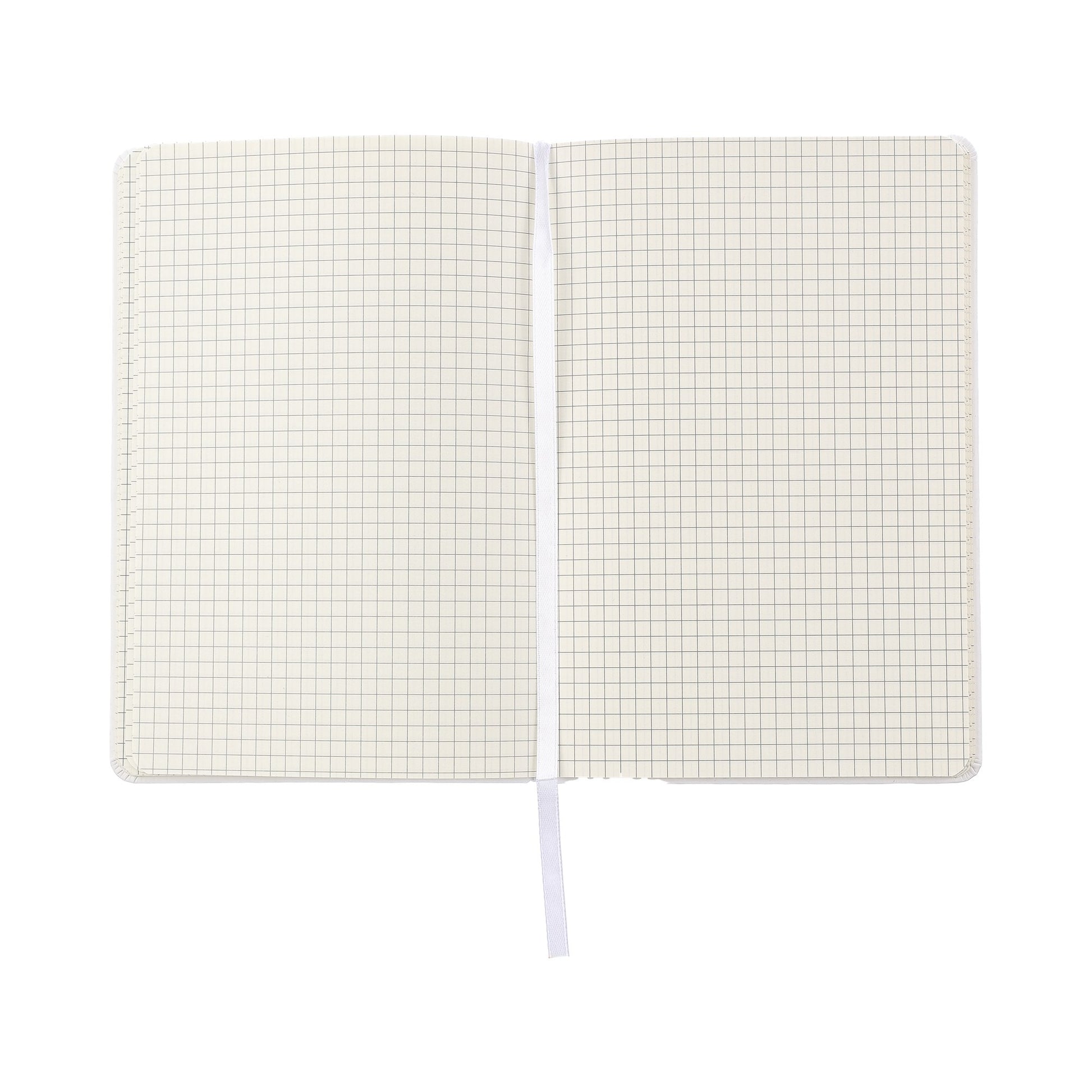 PU notebook (A5) with grid square pages