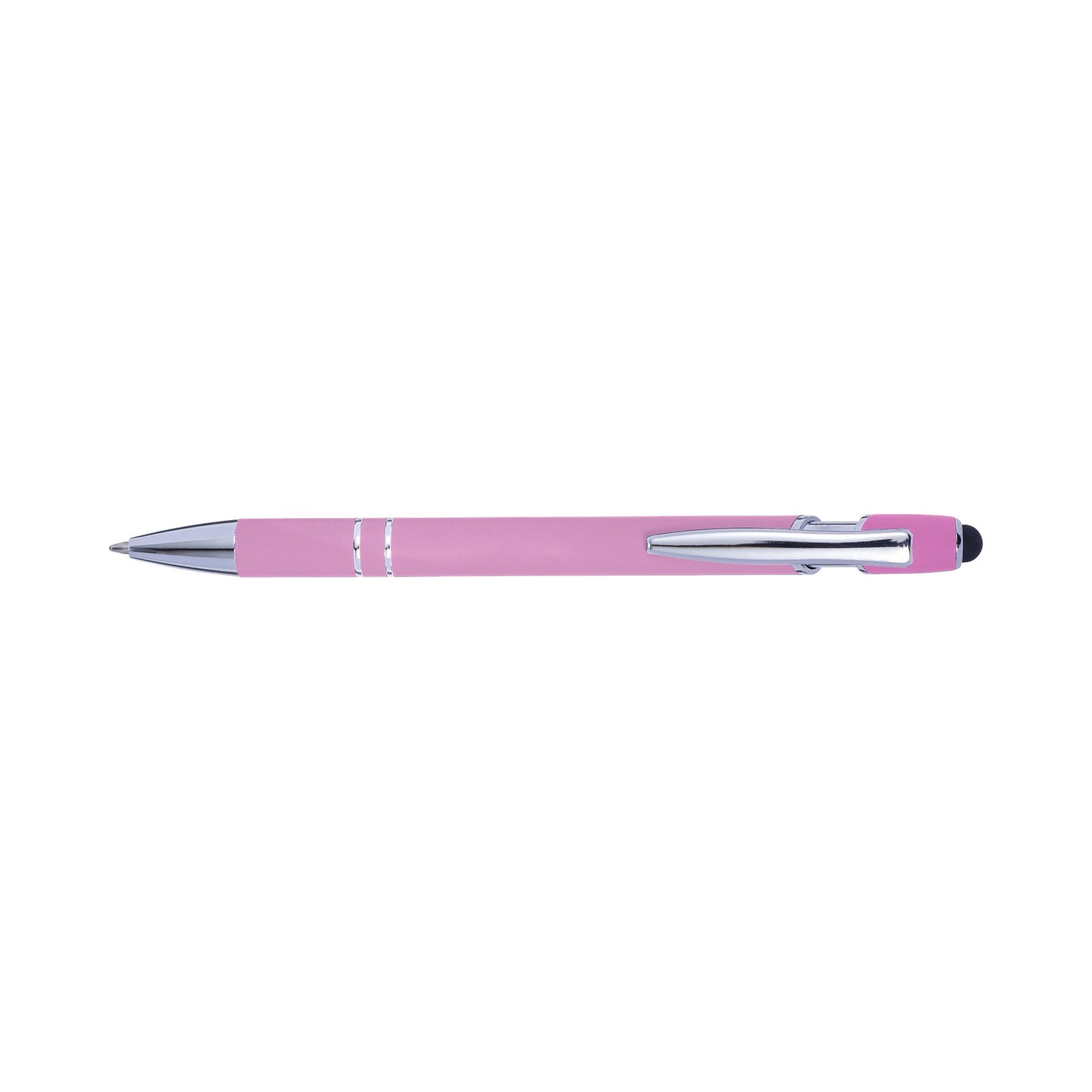 Ballpen with rubber finish