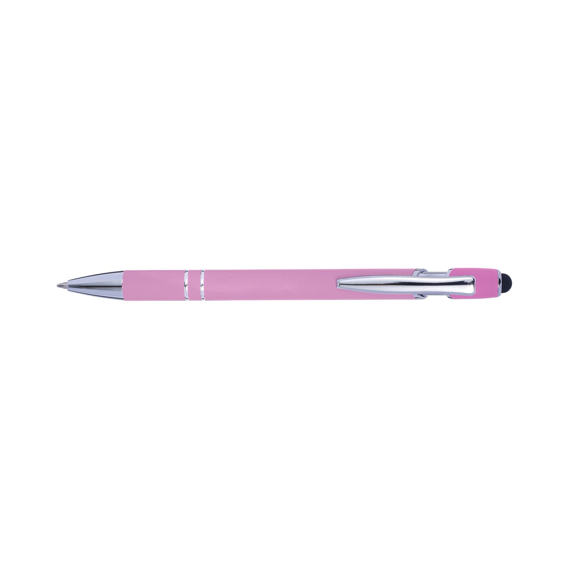 Ballpen with rubber finish