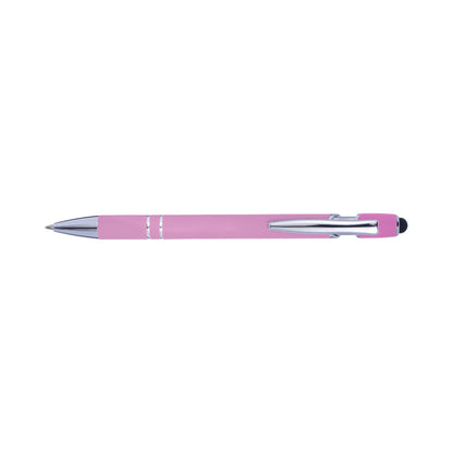 Ballpen with rubber finish