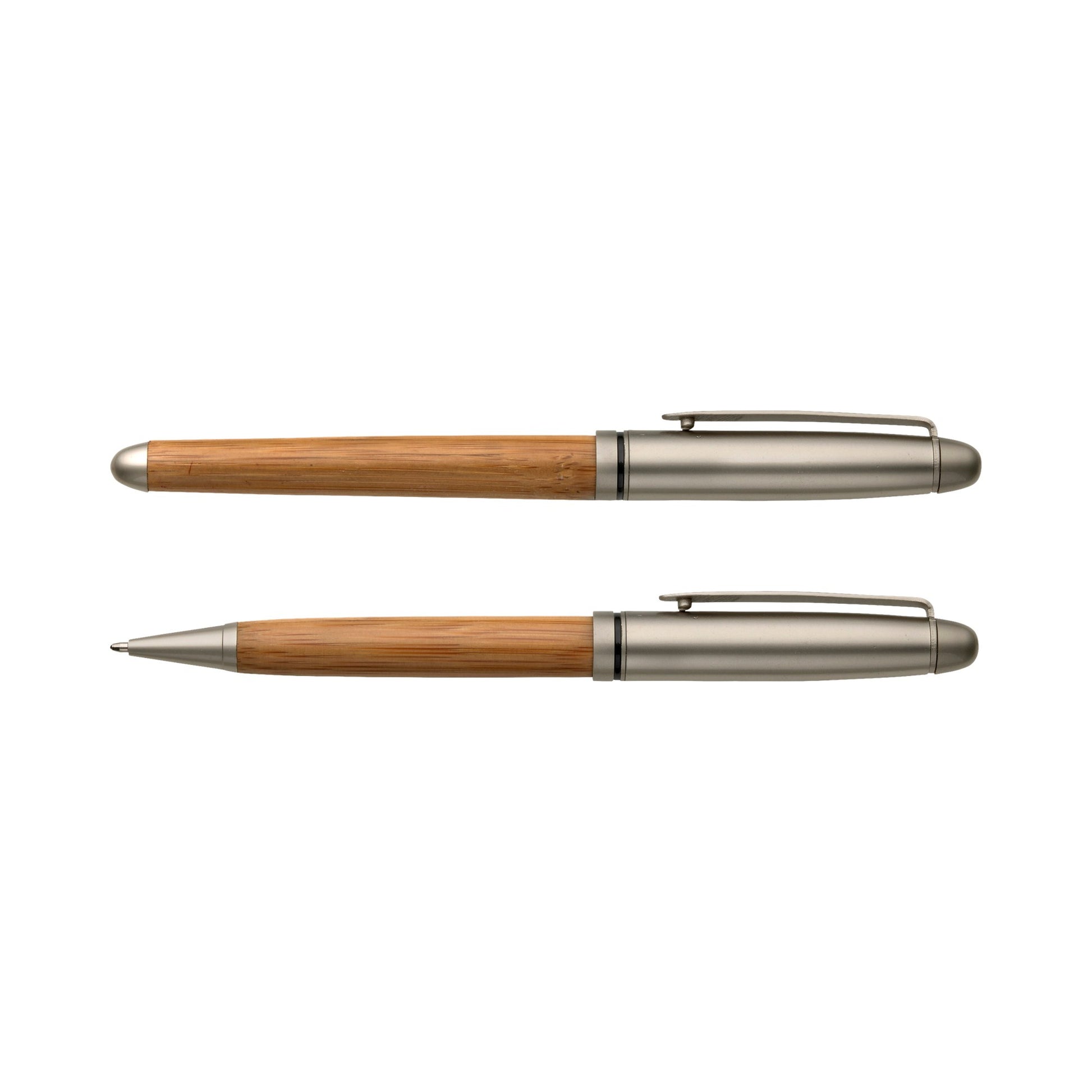 Bamboo ballpen and rollerpen