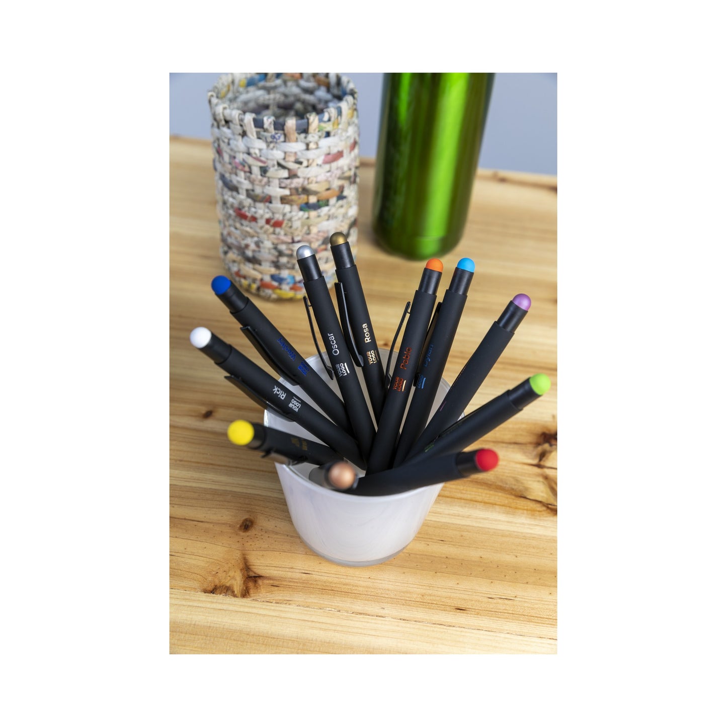 Rubberized ballpen