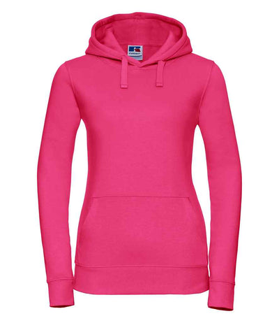 Russell Athletic Ladies Authentic Hooded Sweatshirt - Fuchsia
