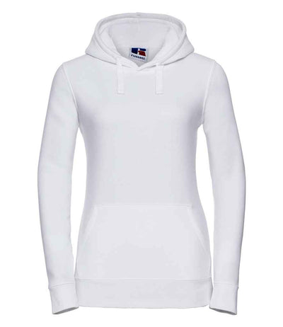 Russell Athletic Ladies Authentic Hooded Sweatshirt - White