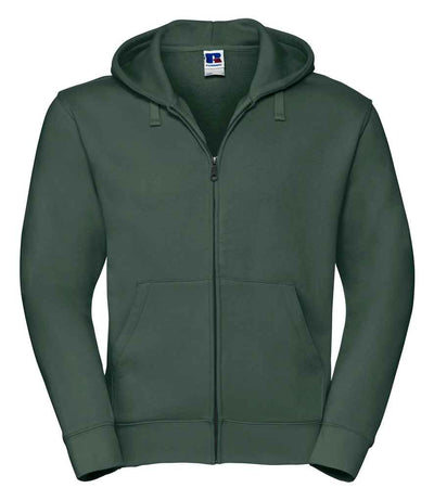 Russell Athletic Authentic Zip Hooded Sweatshirt - Bottle Green