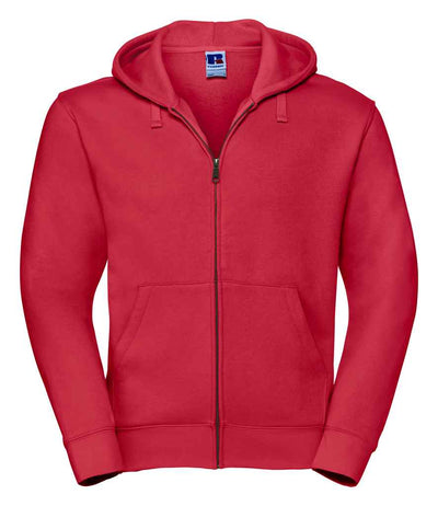 Russell Athletic Authentic Zip Hooded Sweatshirt - Classic Red