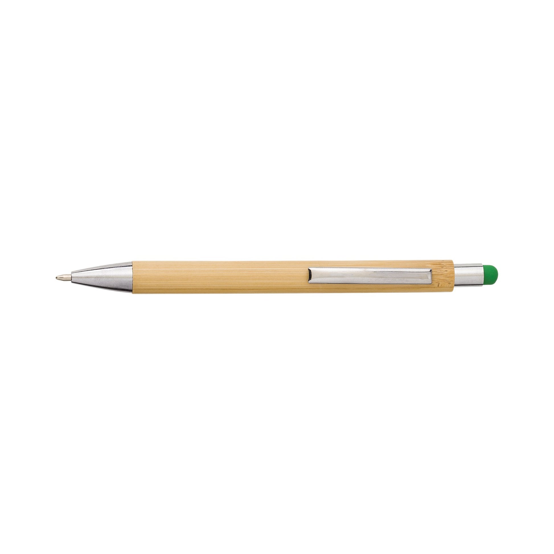 Bamboo and plastic ballpen