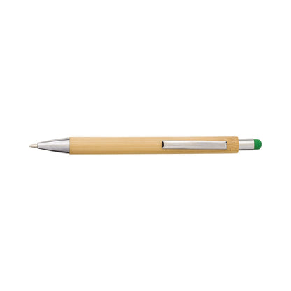 Bamboo and plastic ballpen