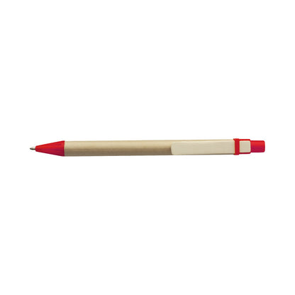 Ballpen with cardboard barrel
