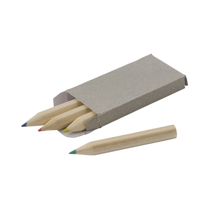 Coloured mini pencil set (4pc)