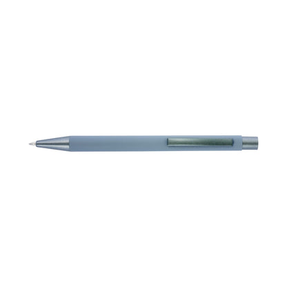 Ballpen with rubber finish