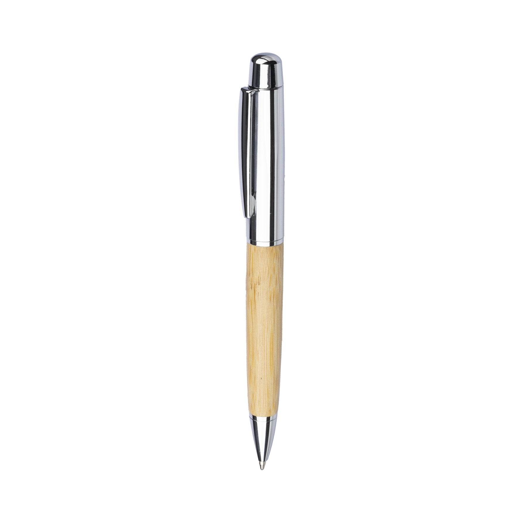 Stainless steel twist ballpen