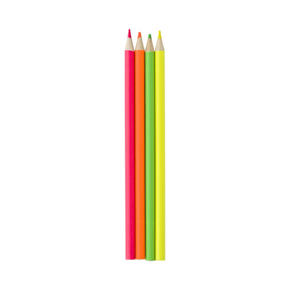 Coloured highlighter pencil set (4pc)