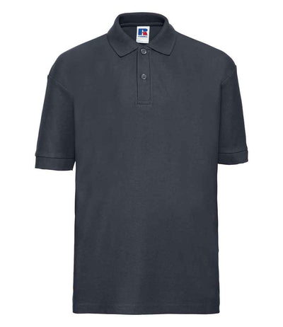 Russell Athletic Kids Poly/Cotton Piqué Polo Shirt - French Navy