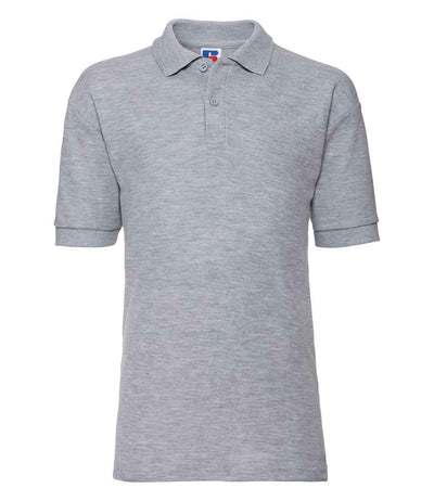 Russell Athletic Kids Poly/Cotton Piqué Polo Shirt - Light Oxford