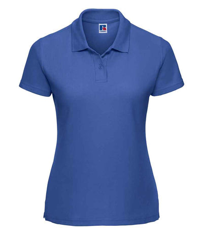 Russell Athletic Ladies Classic Poly/Cotton Piqué Polo Shirt - Bright Royal