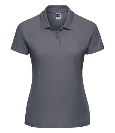 Russell Athletic Ladies Classic Poly/Cotton Piqué Polo Shirt - Convoy Grey