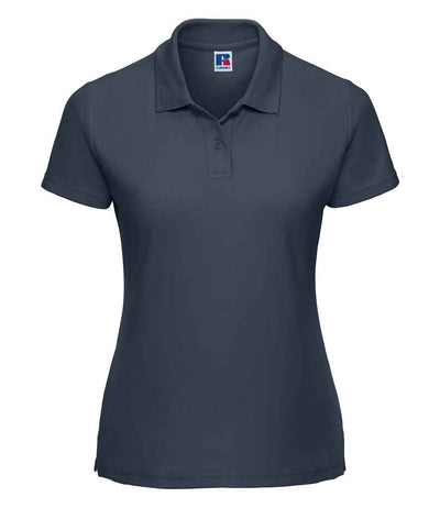 Russell Athletic Ladies Classic Poly/Cotton Piqué Polo Shirt - French Navy