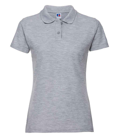 Russell Athletic Ladies Classic Poly/Cotton Piqué Polo Shirt - Light Oxford