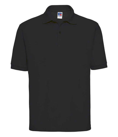 Russell Athletic Poly/Cotton Piqué Polo Shirt - Black
