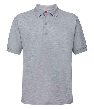 Russell Athletic Poly/Cotton Piqué Polo Shirt - Light Oxford
